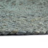 4 db sima olívazöld kerek jutaalátét 38 cm