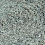 6 db sima olívazöld kerek jutaalátét 38 cm