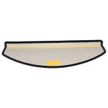 15 db antracitszürke félkör alakú lépcsőszőnyegek 65 x 24 x 4 cm