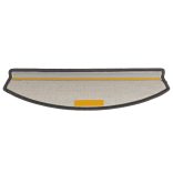 15 db sötétszürke, félkör alakú, nagy lépcsőszőnyeg 65 x 24 x 4 cm