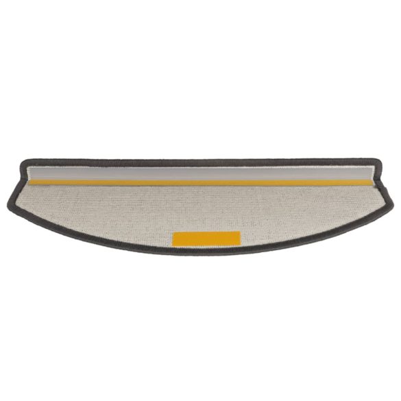 15 db sötétszürke, félkör alakú, nagy lépcsőszőnyeg 65 x 24 x 4 cm