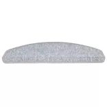 15 darab világosszürke lépcsőszőnyeg 65 x 24 x 4 cm