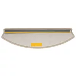 15 db lépcsőszőnyeg 65 x 24 x 4 cm bézs félkör alakú, nagy