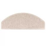 15 db lépcsőszőnyeg 65 x 24 x 4 cm bézs félkör alakú, nagy