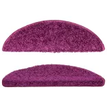 15 db lila félkör alakú lépcsőszőnyeg 56 x 17 x 3 cm