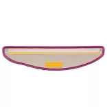 15 db lila félkör alakú lépcsőszőnyeg 56 x 17 x 3 cm