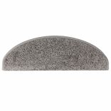 15 db szürke, félkör alakú, nagy lépcsőszőnyeg 65 x 21 x 4 cm