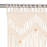 makramé pamutfüggöny 140 x 240 cm