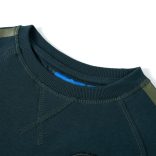 Mohazöld gyerekpulóver 128