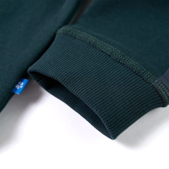 Mohazöld gyerekpulóver 128