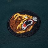 Mohazöld gyerekpulóver 140