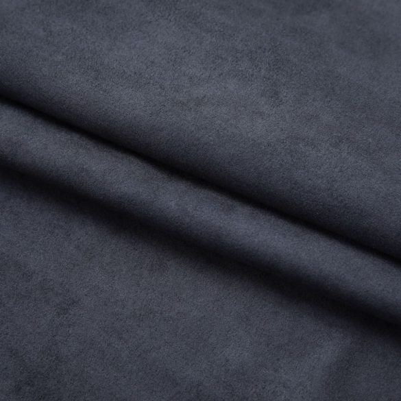 2 db antracitszürke sötétítőfüggöny kampókkal 140 x 175 cm