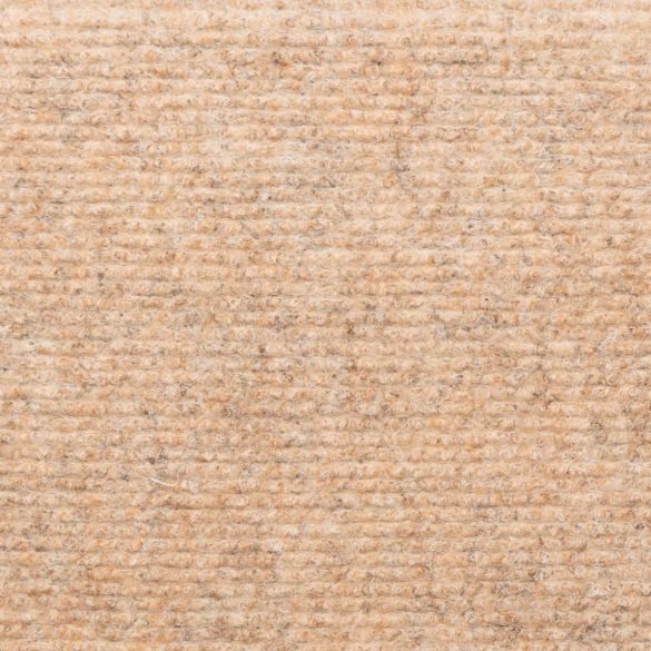 15 db öntapadós lépcsőszőnyeg, világosbarna, téglalap alakú széllel, 65 x 21 x 4 cm