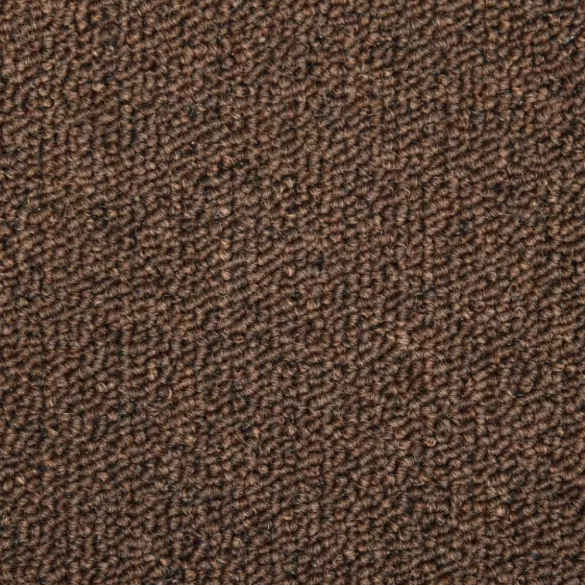 15 db lépcsőszőnyeg, barna, téglalap alakú széllel, 65 x 21 x 4 cm