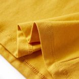 Sötét okker hosszú ujjú gyerekpóló 104