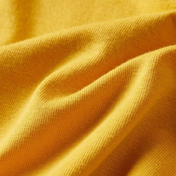 Sötét okker hosszú ujjú gyerekpóló 116