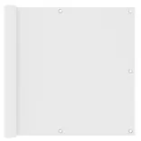 fehér oxford-szövet erkélyparaván 90 x 400 cm