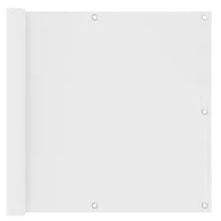 fehér oxford-szövet erkélyparaván 90 x 400 cm