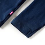 Tengerészkék hosszú ujjú gyerekpóló 128