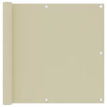 krémszínű oxford-szövet erkélynapellenző 90 x 300 cm