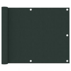 sötétzöld oxford-szövet erkélynapellenző 75 x 400 cm