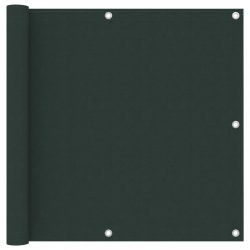 sötétzöld oxford-szövet erkélynapellenző 90 x 300 cm