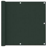 sötétzöld oxford-szövet erkélynapellenző 90 x 400 cm