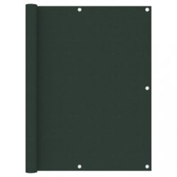 sötétzöld oxford-szövet erkélyparaván 120 x 300 cm