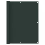 sötétzöld oxford-szövet erkélyparaván 120 x 400 cm