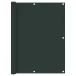 sötétzöld oxford-szövet erkélyparaván 120 x 500 cm