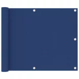 kék oxford-szövet erkélyparaván 75 x 500 cm