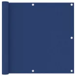 kék oxford-szövet erkélyparaván 90 x 300 cm