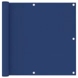 kék oxford-szövet erkélyparaván 90 x 400 cm