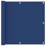 kék oxford-szövet erkélyparaván 90 x 600 cm