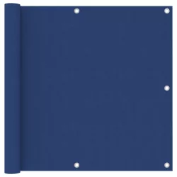 kék oxford-szövet erkélyparaván 90 x 600 cm