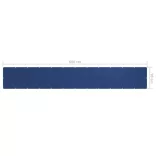 kék oxford-szövet erkélyparaván 90 x 600 cm