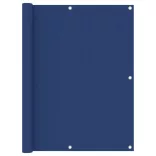 kék oxford-szövet erkélyparaván 120 x 600 cm