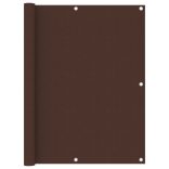 barna oxford-szövet erkélyparaván 120 x 600 cm
