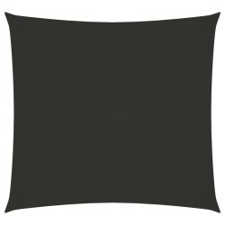   antracitszürke négyzet alakú oxford-szövet napvitorla 3 x 3 m