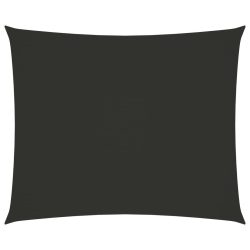   antracitszürke téglalap alakú oxford-szövet napvitorla 2 x 3 m
