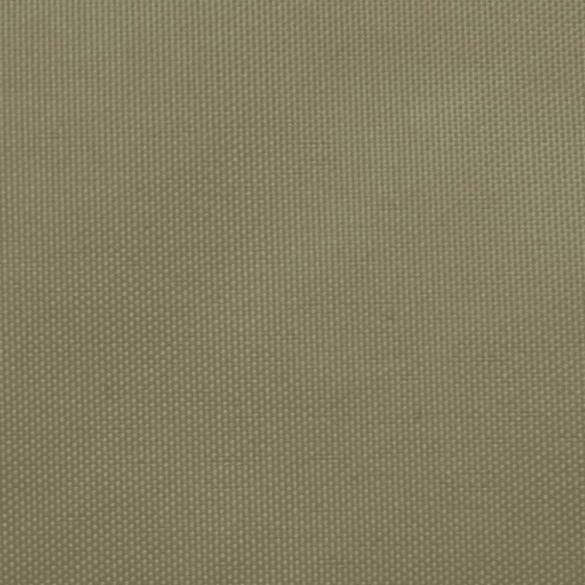 bézs négyzet alakú oxford-szövet napvitorla 6 x 6 m