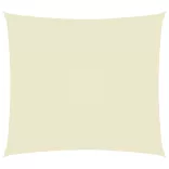 krémszínű téglalap alakú oxford-szövet napvitorla 2 x 3 m