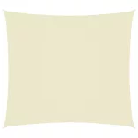 krémszínű téglalap alakú oxford-szövet napvitorla 2 x 3,5 m