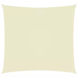   krémszínű téglalap alakú oxford-szövet napvitorla 2,5 x 3 m