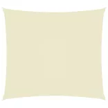 krémszínű téglalap alakú oxford-szövet napvitorla 2,5 x 3,5 m
