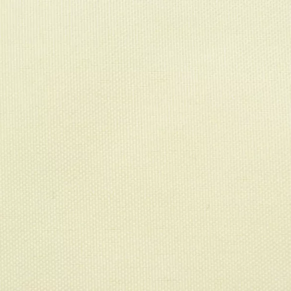 krémszínű téglalap alakú oxford-szövet napvitorla 2,5 x 5 m
