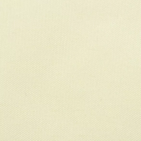 krémszínű téglalap alakú oxford-szövet napvitorla 3 x 5 m