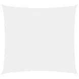 fehér négyzet alakú oxford-szövet napvitorla 2,5 x 2,5 m