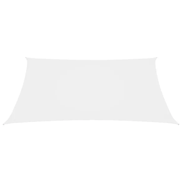 fehér négyzet alakú oxford-szövet napvitorla 4 x 4 m