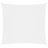 fehér négyzet alakú oxford-szövet napvitorla 5 x 5 m